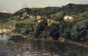 Joaquin Sorolla Y Bastida Asturian Landscape oil on canvas